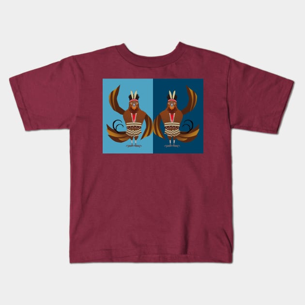 Tshirt Papua Culture Kids T-Shirt by blackdesain99